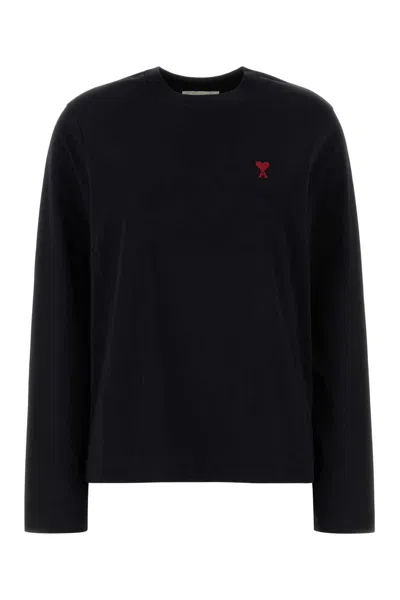 Ami Alexandre Mattiussi Black Cotton T-shirt