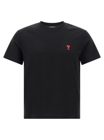 Ami Alexandre Mattiussi Black Cotton T-shirt