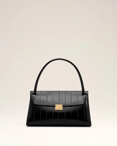 Ami Alexandre Mattiussi Black Cow Leather Mimi Bag Black