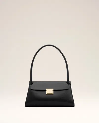 Ami Alexandre Mattiussi Black Cow Leather Small Mimi Bag Black