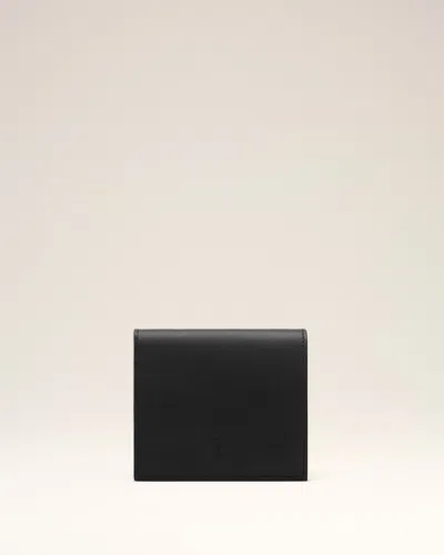 Ami Alexandre Mattiussi Black Cowhide Leather Bifold Wallet With Ami De Coeur Black