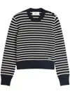 Ami Alexandre Mattiussi Ami Paris Wool And Cotton Blend Sailor Sweater