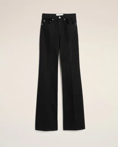 Ami Alexandre Mattiussi Black Flare-fit Cotton Jeans Black