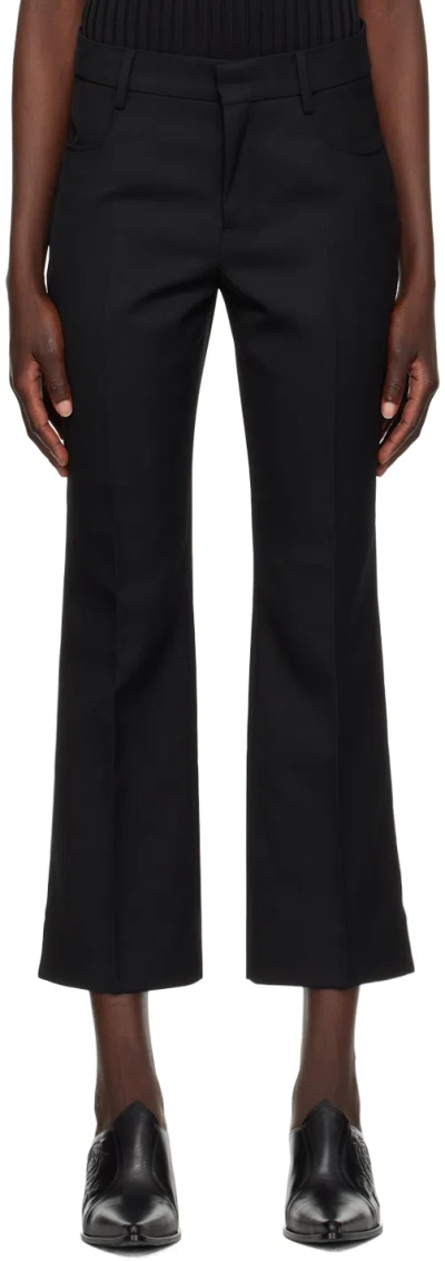 Ami Alexandre Mattiussi Black Four-pocket Trousers In 001 Black