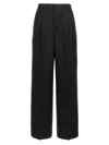 Ami Alexandre Mattiussi Ami Chocolate Brown Wool Cargo Trousers In Black