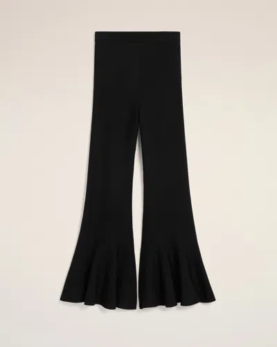 Ami Alexandre Mattiussi Black Godet Short Trousers Black In Black  