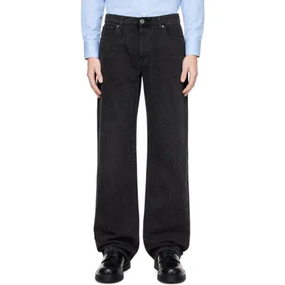 Ami Alexandre Mattiussi Black Large-fit Jeans