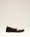 Shop Ami Alexandre Mattiussi Black Leather Midi Loafers Black
