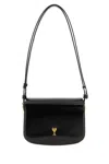 Ami Alexandre Mattiussi Ami Paris Women Leather Shoulder Bag With Logo Monogram In Black