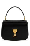 Ami Alexandre Mattiussi Grained Texture Adjustable Strap Bag Gold-tone Hardware