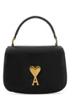 Ami Alexandre Mattiussi Grained Texture Adjustable Strap Bag Gold-tone Hardware