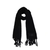 Ami Alexandre Mattiussi Black Leather Scarves
