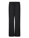 Ami Alexandre Mattiussi Ami Paris Straight Fit Elasticated Trousers In Black