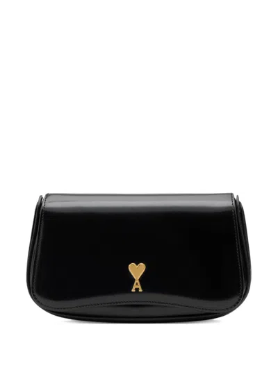 Ami Alexandre Mattiussi Black Logo Crossbody Bag