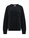 Ami Alexandre Mattiussi Black Wool Sweater In Black