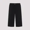 Ami Alexandre Mattiussi Oversized Cotton Bermuda Shorts In Black