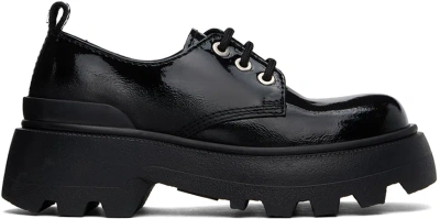 Ami Alexandre Mattiussi Black Lug Sole Derbys In Black/001