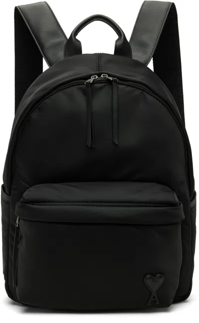 Ami Alexandre Mattiussi Black Marcel Backpack