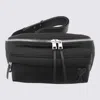 Ami Alexandre Mattiussi Shoulder Bag With Adjustable Strap And Front Pocket In Black