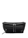 Ami Alexandre Mattiussi Shoulder Bag With Adjustable Strap And Front Pocket In Black