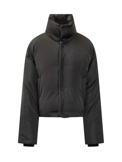 Ami Alexandre Mattiussi Black Mock Collar Jacket