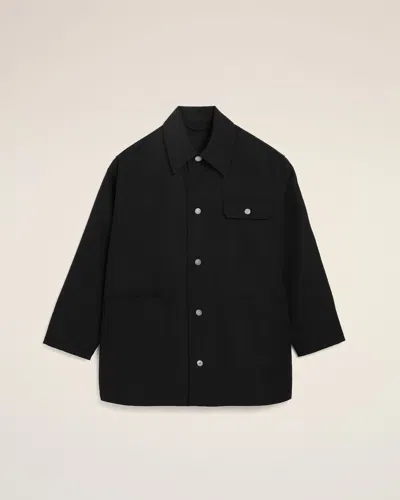 Ami Alexandre Mattiussi Black New Wool Worker Jacket Black