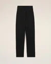 Ami Alexandre Mattiussi Black New Wool Wrapped Belted Trousers Black In Black