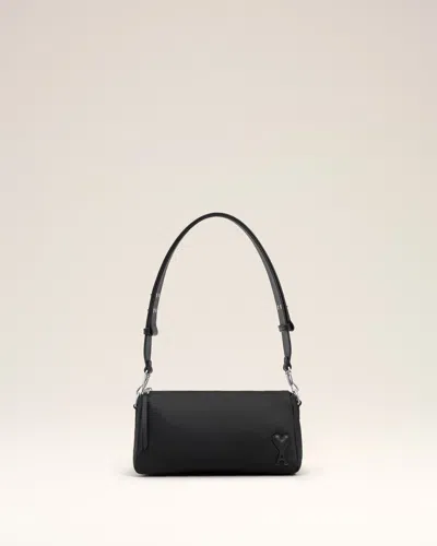 Ami Alexandre Mattiussi Black Nylon Marcel Bag Black