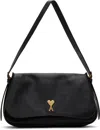 Ami Alexandre Mattiussi Black Paname Paname Shoulder Bag In Black/001