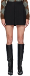 Ami Alexandre Mattiussi Black Panels Miniskirt In Black/001
