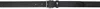 Ami Alexandre Mattiussi Black Paris Paris Belt In Black/vibrated Silve