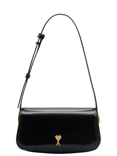 Ami Alexandre Mattiussi Black Paris Paris Small Shoulder Bag