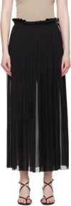 Ami Alexandre Mattiussi Ami Paris Black Polyester Skirt In Black