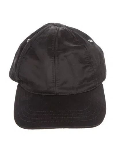 Pre-owned Ami Alexandre Mattiussi Black Satin Baseball Cap