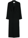 Ami Alexandre Mattiussi Double-breasted Trench Coat In Black