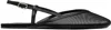 Ami Alexandre Mattiussi Mesh Square Toe Strappy Flat Sole Sandals In Wool Gabardine Black