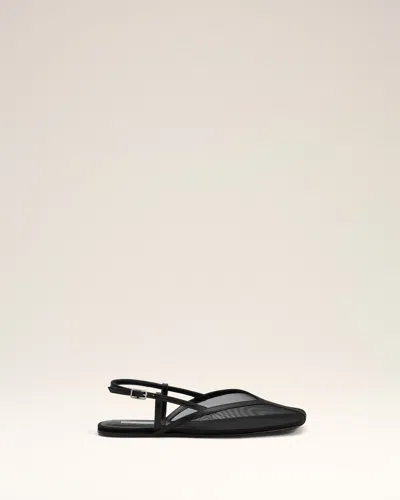 Ami Alexandre Mattiussi Black Slingbacks Black