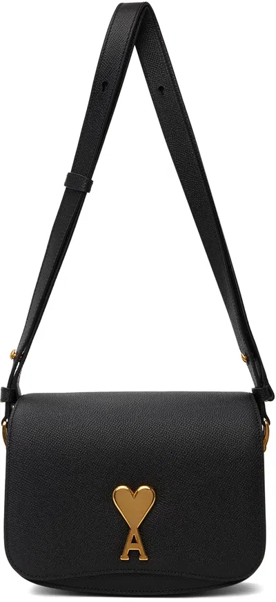 Ami Alexandre Mattiussi Black Small Paris Paris Bag In Black/001