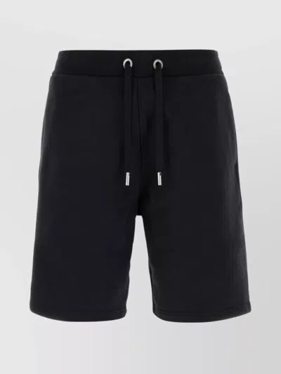 Ami Alexandre Mattiussi Black Stretch Cotton Bermuda Shorts