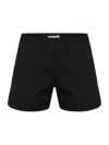 Ami Alexandre Mattiussi Ami Paris De Coeur Logo Plaque Swim Shorts In Black