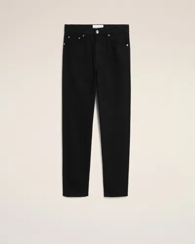 Ami Alexandre Mattiussi Black Tapered-fit Cotton Jeans Black