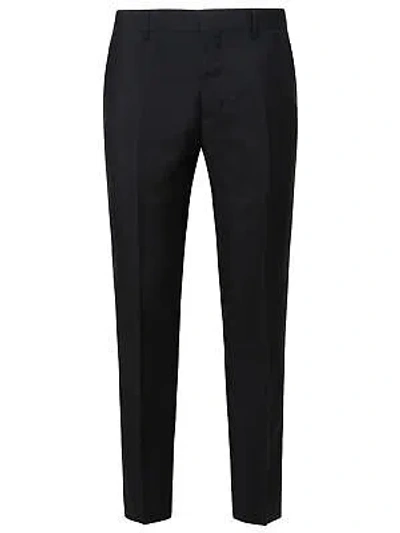 Pre-owned Ami Alexandre Mattiussi Black Virgin Wool Blend Trousers