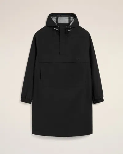 Ami Alexandre Mattiussi Black Water-repellent Long Hooded Windbreaker Black