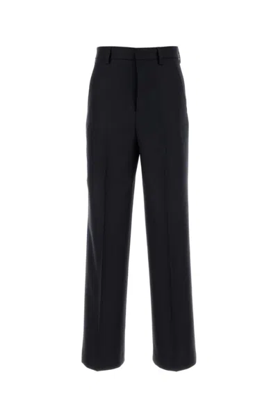 AMI ALEXANDRE MATTIUSSI BLACK WIDE TROUSER