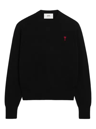 AMI ALEXANDRE MATTIUSSI AMI DE COEUR WOOL CREW-NECK SWEATER