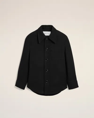 Ami Alexandre Mattiussi Black Wool Button-down Jacket Black