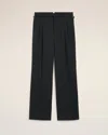Ami Alexandre Mattiussi Ami Paris Charcoal Gray Wool Trousers In Black