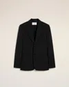 Ami Alexandre Mattiussi Ami Tailored Two-button Blazer Jacket In Black