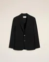 Ami Alexandre Mattiussi Ami Paris Single-breasted Jacket In Black
