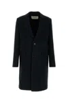 Ami Alexandre Mattiussi Oversize Double Breast Wool Blazer In Black